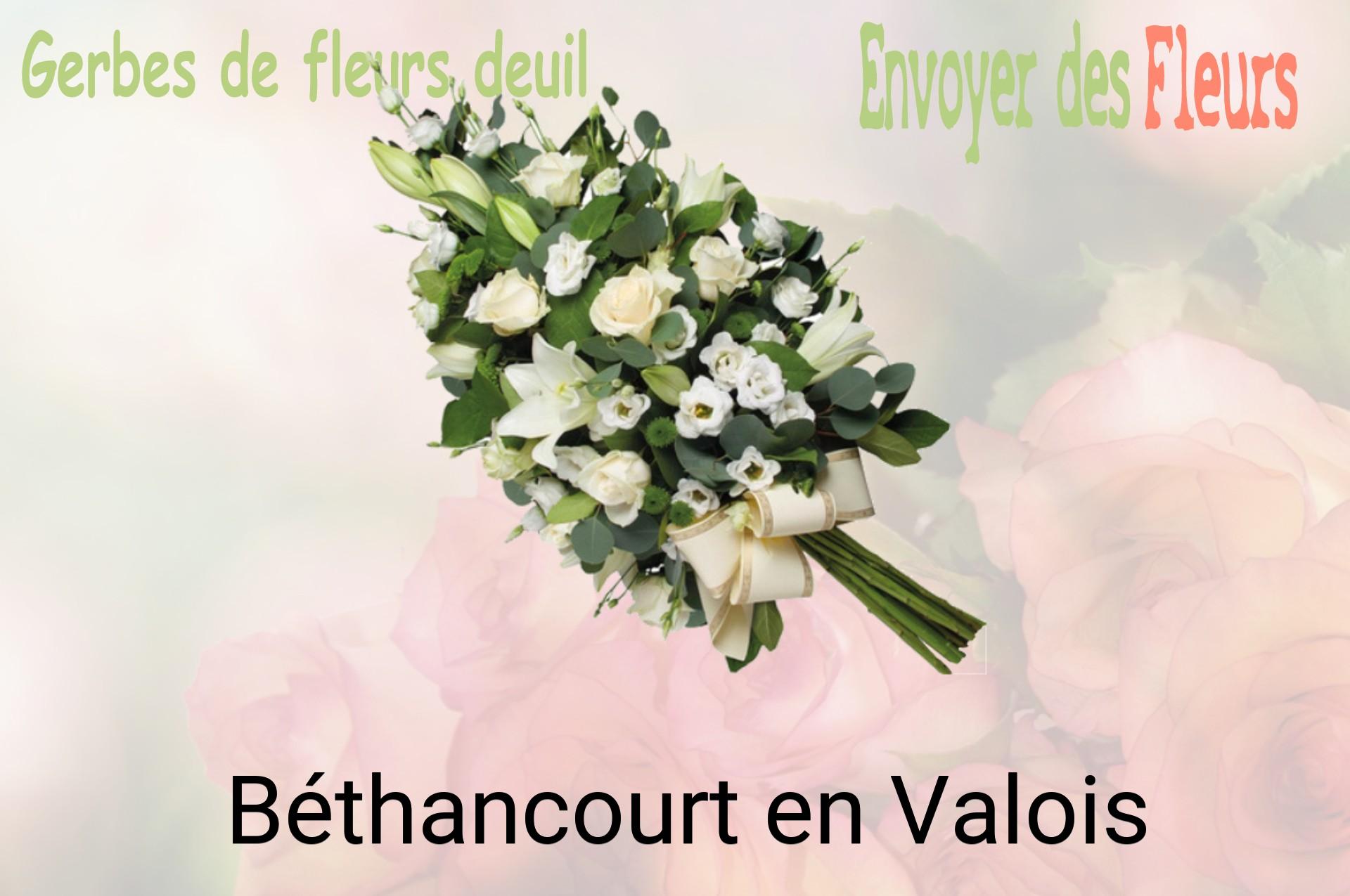 Gerbe de fleurs de deuil livrée à Béthancourt-en-Valois